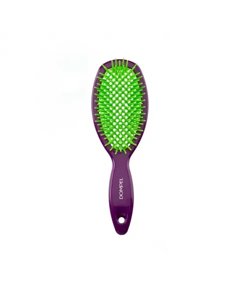 ESCOVA FAVO OVAL ROXO/VERDE DOMPEL 4031