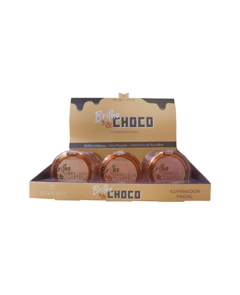 ILUMINADOR BRILHO E CHOCO MIA MAKE - DISPLAY C/ 24 UN