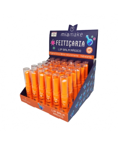 LIP BALM FEITICARIA MIA MAKE - DISPLAY C/ 36 UN