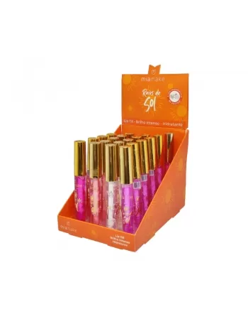 LIP OIL RAIOS DE SOL MIA MAKE - DISPLAY C/ 24 UN