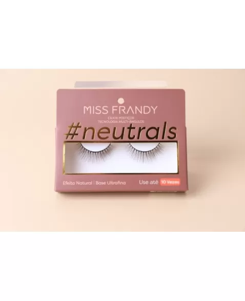 CILIOS NEUTRALS EFEITO NATURAL MISS FRANDY C23-12101 - 1 PAR