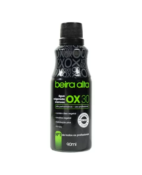 ÁGUA OXIGENADA CREMOSA BLACK 30 VOLUMES BEIRA ALTA 90ML