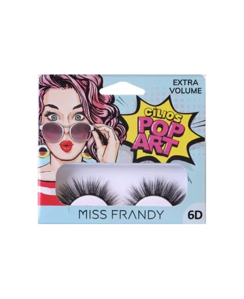 CÍLIOS POP ART EFEITO FOX EYES MISS FRANDY C21-0808 - 1 PAR