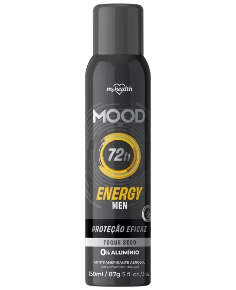 ANTITRANSPIRANTE AEROSSOL ENERGY MEN MOOD AEROFLEX 150ML