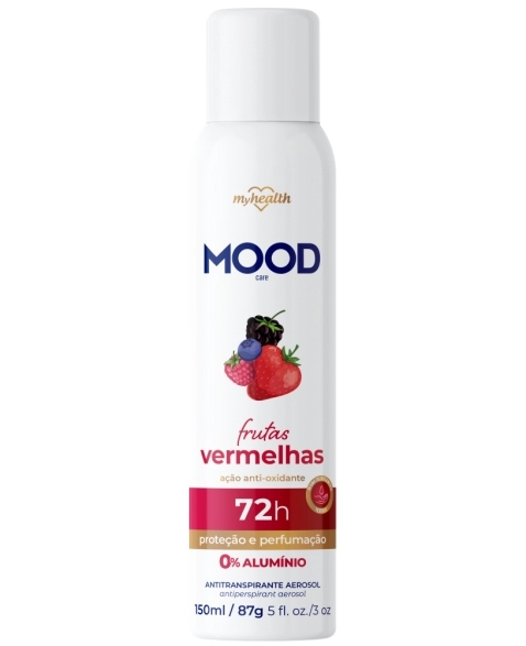 ANTITRANSPIRANTE AEROSSOL FRUTAS VERMELHAS MOOD AEROFLEX 150ML