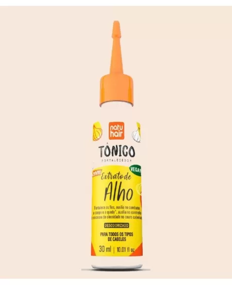 TÔNICO CAPILAR FORTALECEDOR ALHO 30ML