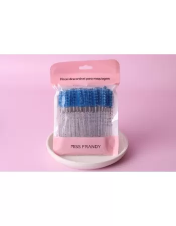 PINCEL DESCARTÁVEL ESCOVINHA PARA MAQUIAGEM MISS FRANDY PM23-0712 C/ 50 UN