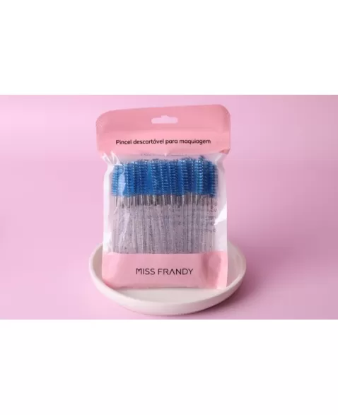 PINCEL DESCARTÁVEL ESCOVINHA PARA MAQUIAGEM MISS FRANDY PM23-0712 C/ 50 UN