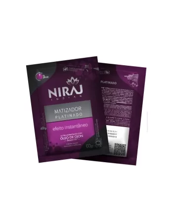 MATIZADOR LOIRO PLATINADO SACHÊ NIRAJ 60G