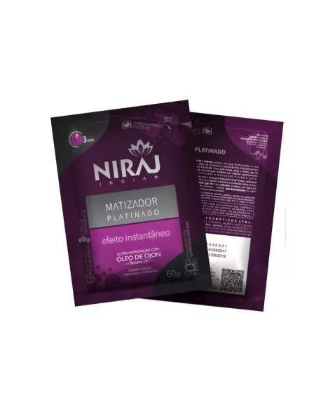 MATIZADOR LOIRO PLATINADO SACHÊ NIRAJ 60G