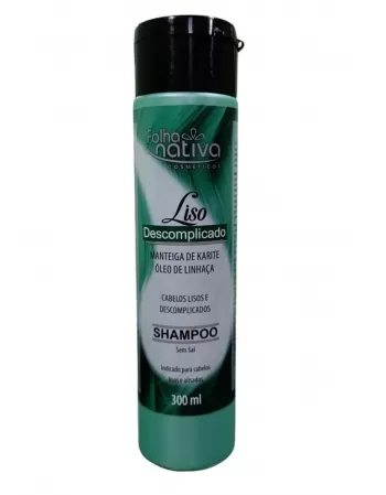 SHAMPOO LISO DESCOMPLICADO FOLHA NATIVA 300ML