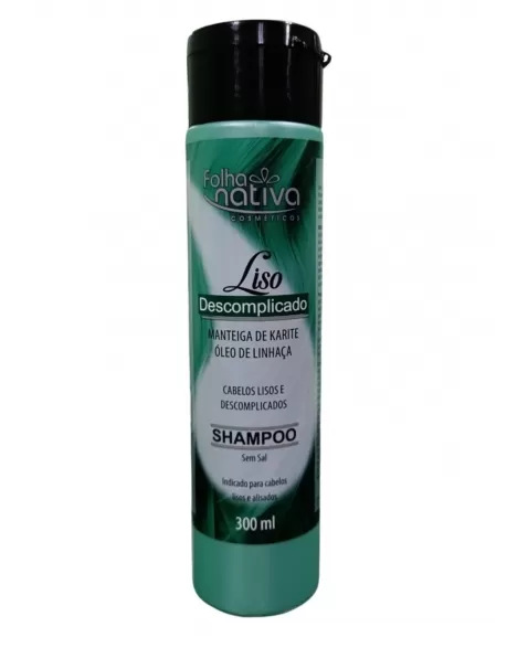 SHAMPOO LISO DESCOMPLICADO FOLHA NATIVA 300ML