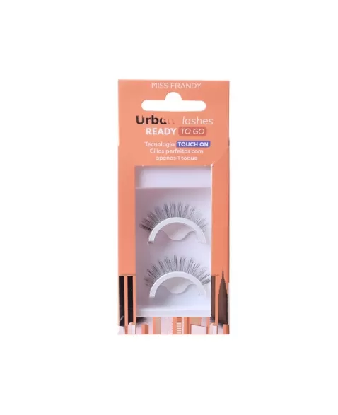 CÍLIOS URBAN LASHES EFEITO NATURAL AUTOCOLANTE MISS FRANDY C24-0608 - 1 PAR