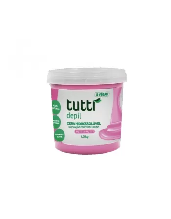 CERA HIDROSSOLUVEL TUTTI FRUTTI TUTTI DEPIL 1,3KG