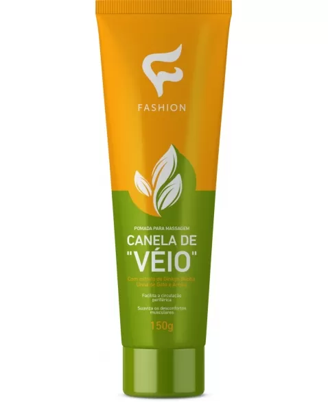 POMADA PARA MASSAGEM CANELA DE VÉIO FASHION 150G