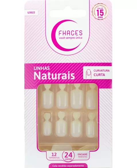 UNHAS FHACES NATURAL CURVATURA CURTA U3022 - 24UN