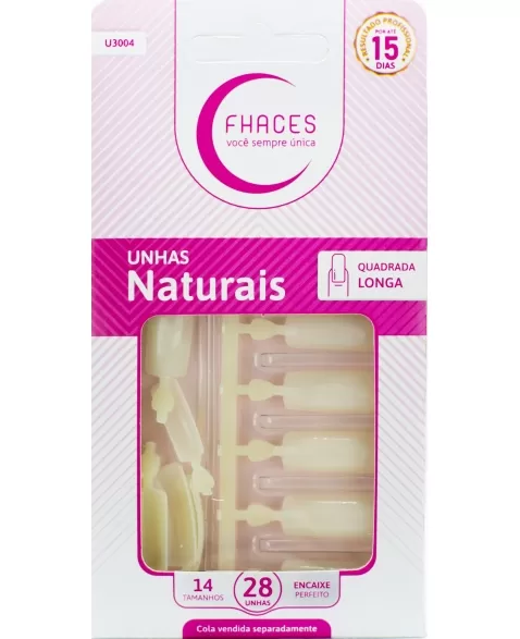 UNHAS FHACES NATURAL QUADRADA LONGA U3004 - 28UN