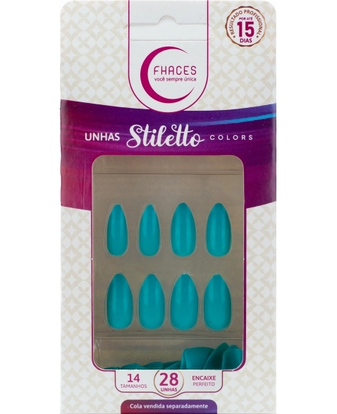 UNHAS FHACES STILETTO COLORS TIFFANY UE1305 - 28UN