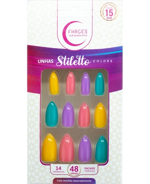 UNHAS FHACES STILETTO MULTI COLORS ESPERANZA U4061 - 48UN