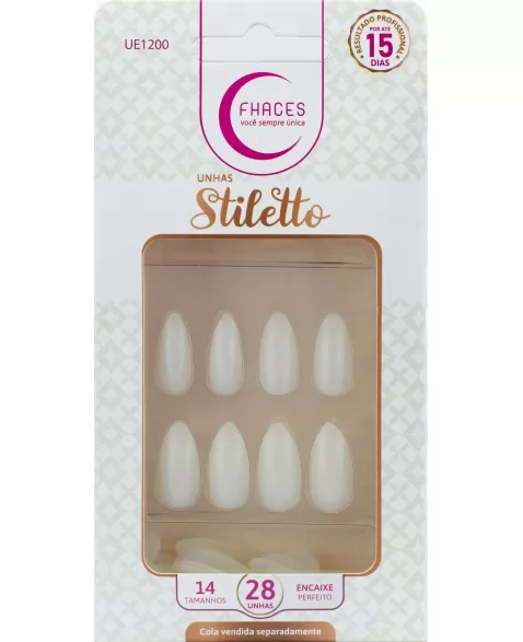 UNHAS FHACES STILETTO NATURAL UE1200 - 28UN