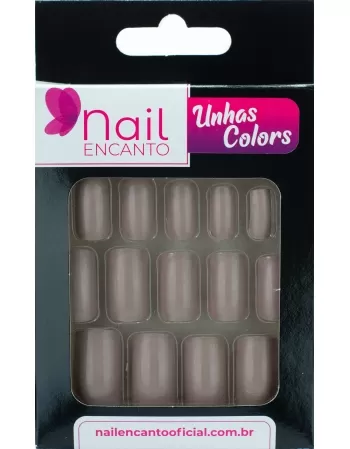 UNHAS NAIL ENCANTO COLORS LONGA NUDE NE521 - 24 UN