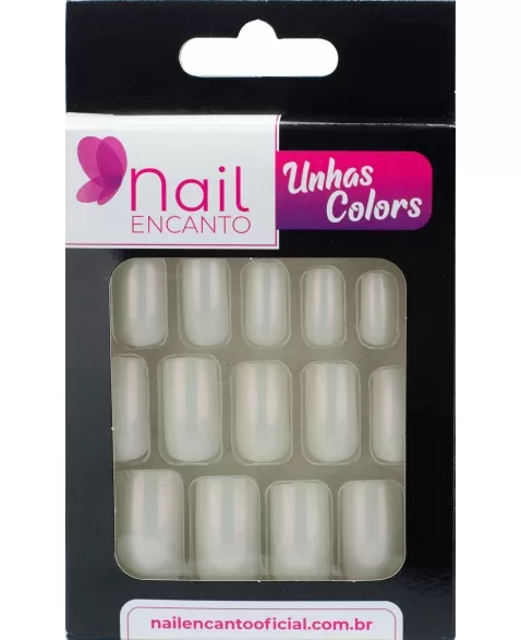 UNHAS NAIL ENCANTO COLORS LONGA PÉROLA NE522 - 24 UN